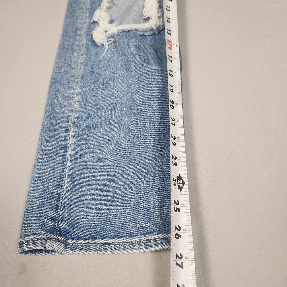 American Eagle Highest Rise 90s Boyfriend Jeans Womens 2 Distressed Stretch - Picture 12 of 13